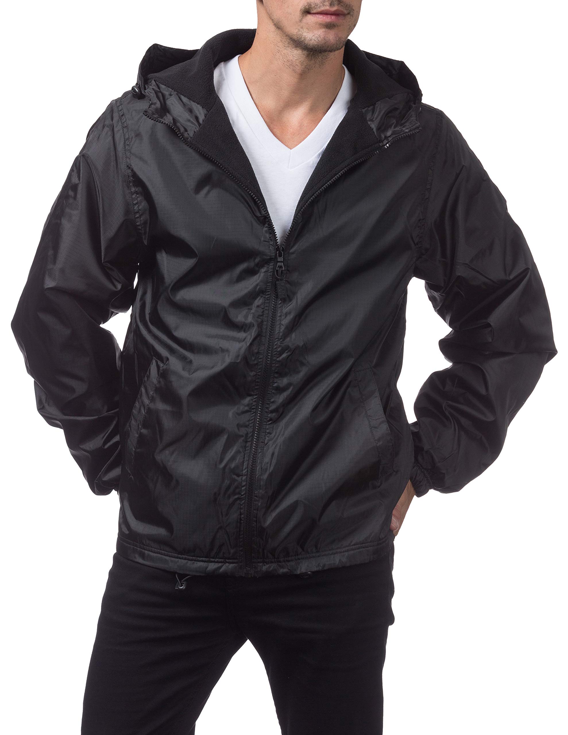 Pro Club Fleece Lined Windbreaker Jacket - Image 3