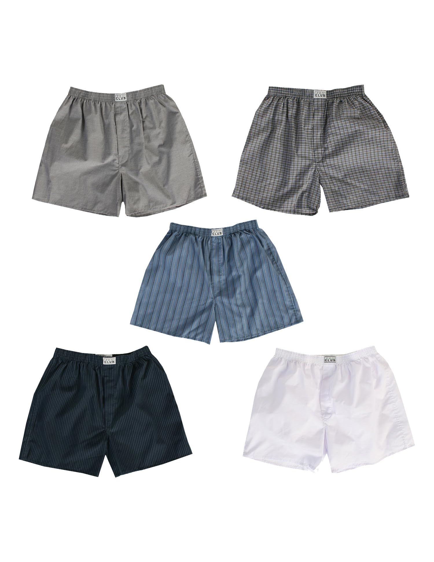 Pro Club Men's 2-Pack Classic Woven Boxers, Mix Colors - Image 3