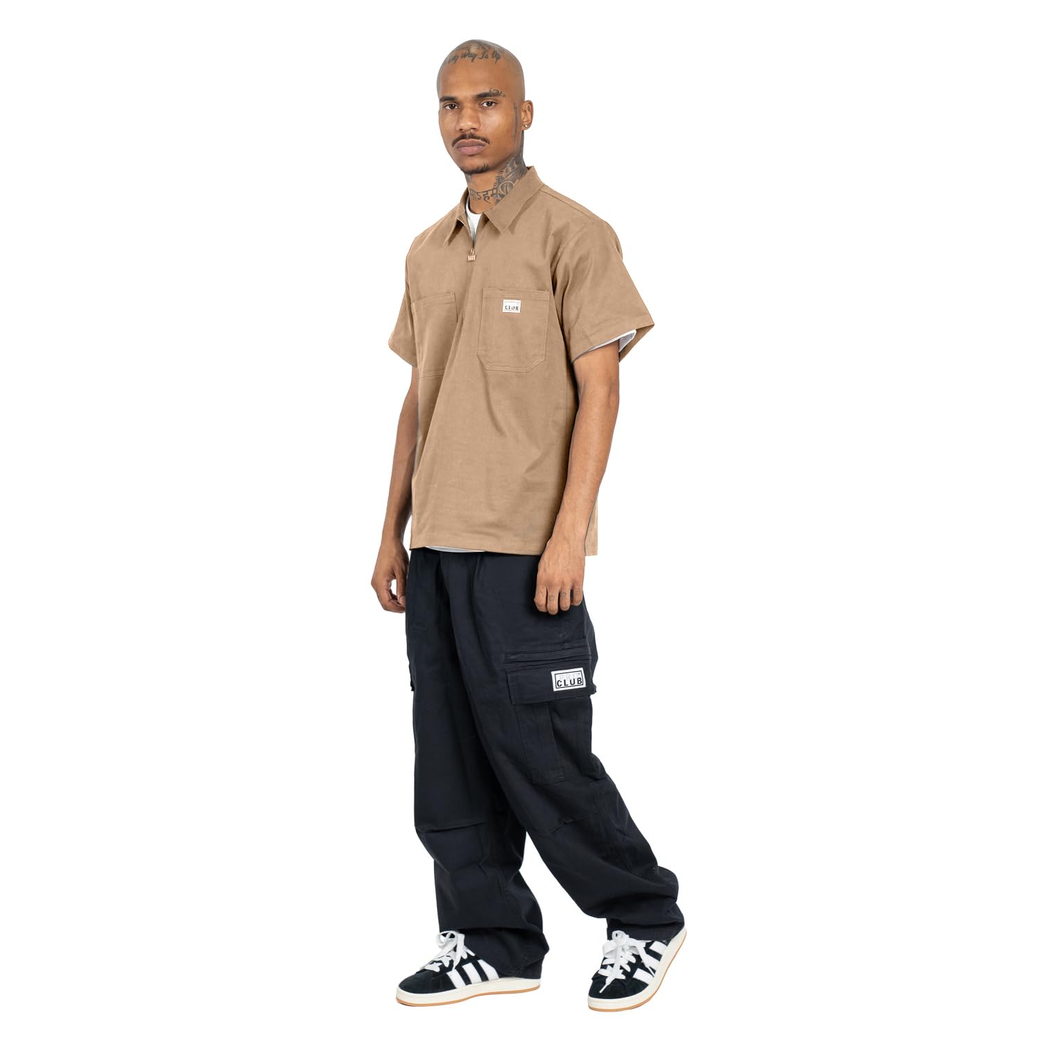 Pro Club Men's Heavyweight Quarter Zip Work Shirt - Image 4
