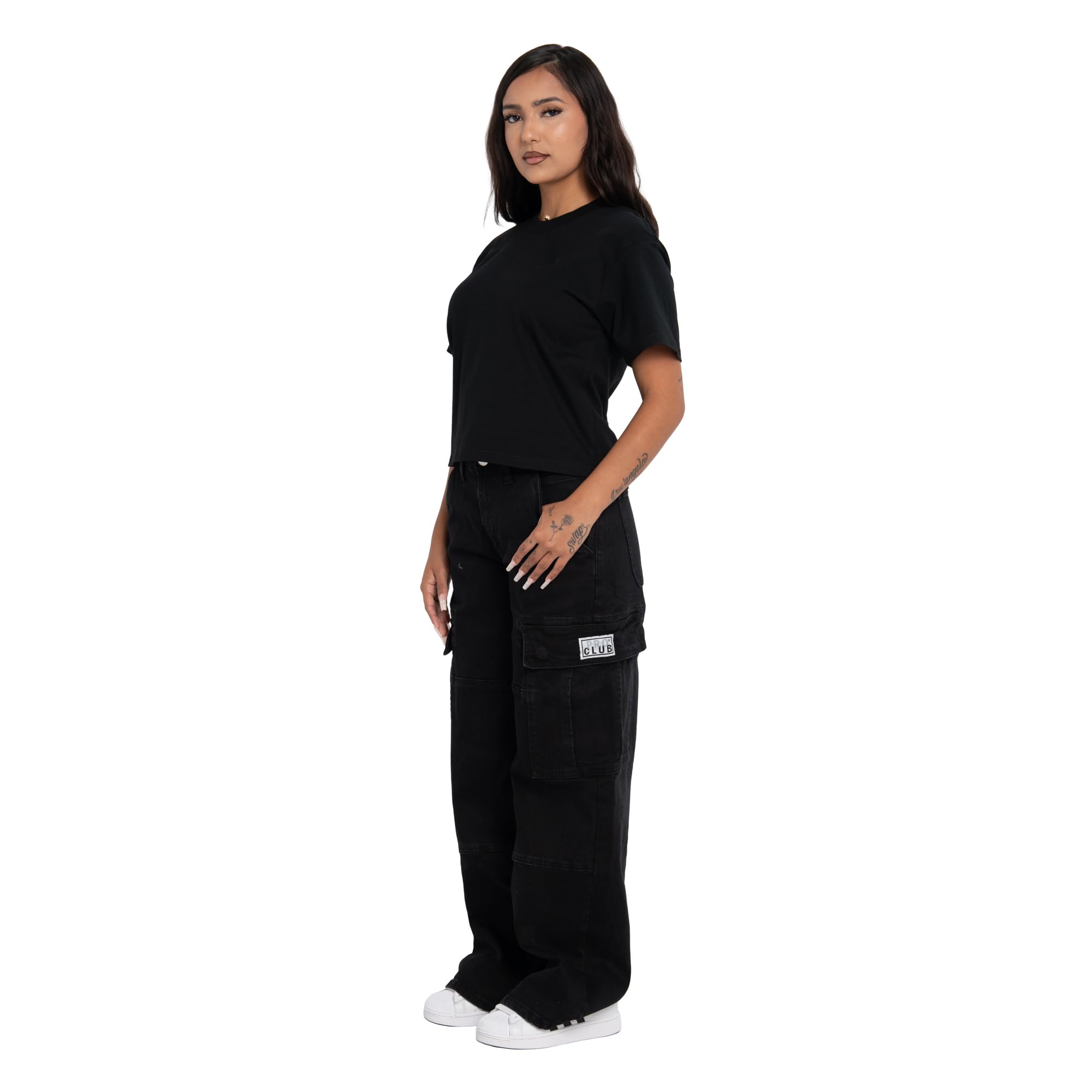 Pro Club Women’s Heavyweight Stretch Regular Tee Shirt - Image 3